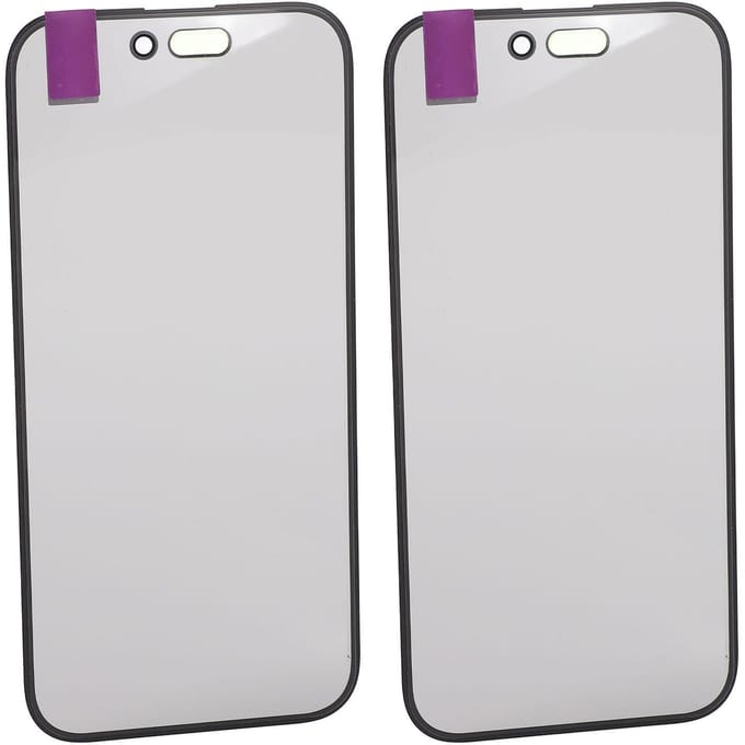 2 Pièces Assemblage de Remplacement d'Écran en Verre Lentille Extérieure Avant avec Kit d'Outils de Réparation pour Téléphone IOS 15 white