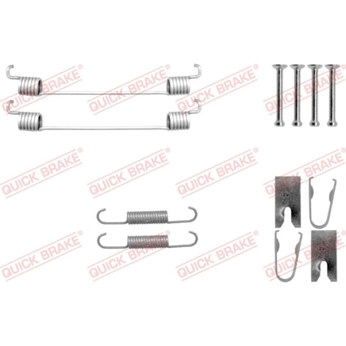 Toebehorenset, remschoenen QUICK BRAKE 105-0042