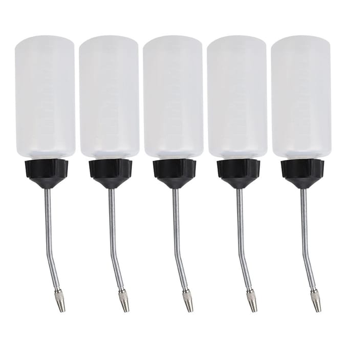 5 Stuks Olie Dispenser Naaimachine Verlengde Moertip 120 ml Olie Dispenser white
