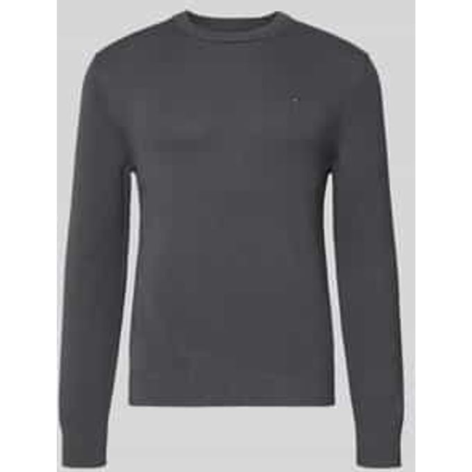 Regular fit gebreide pullover van zuiver katoen