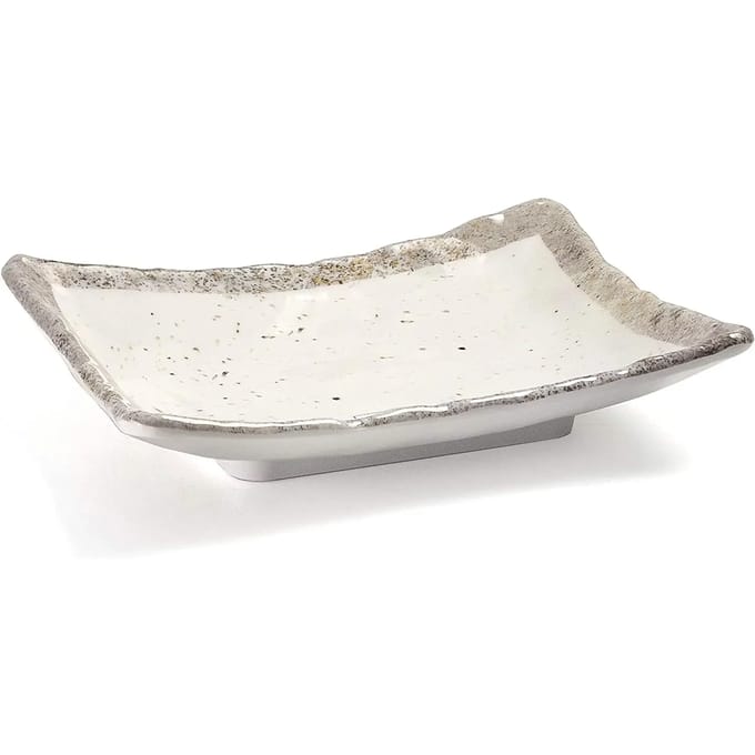 Rechthoekige melamine schaal Lacor Earth 18x13,2x3,5 cm