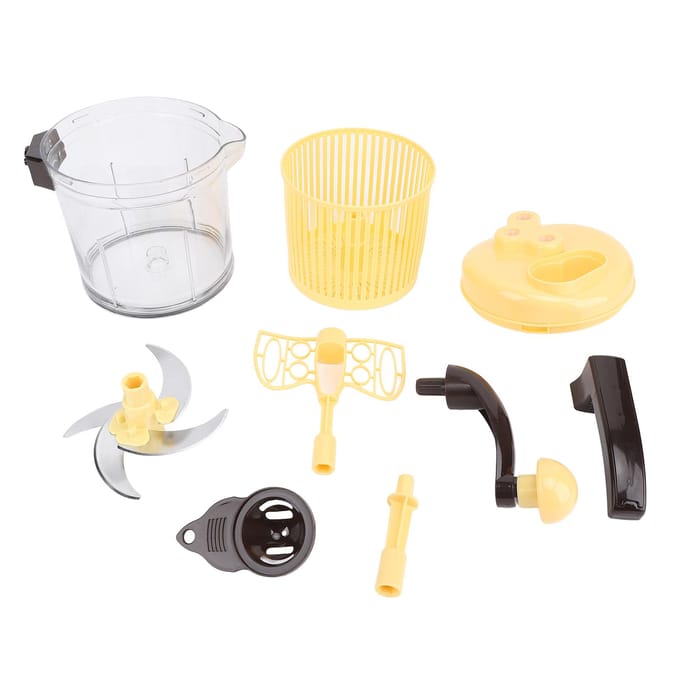 Keukenmachine met Filtermand 2500ml Stille Drie Versnellingen Multifunctionele Handmatige Vleesmolen beige