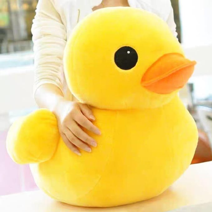 Grote gele eend pop pluche speelgoed schattige kleine eend kussen eend eend pop kinder verjaardagscadeau 30Cm [0.28kg]