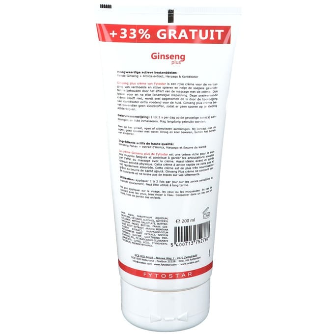 Ginseng Ginseng Plus Creme +33% 200ml
