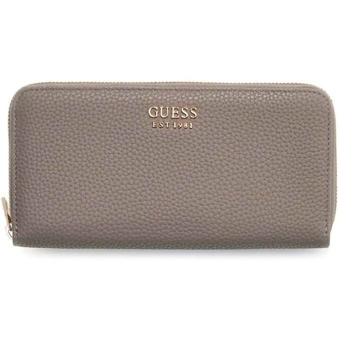 GUESS portemonnee Brenton SLG Zip Around Wallet Dark Taupe