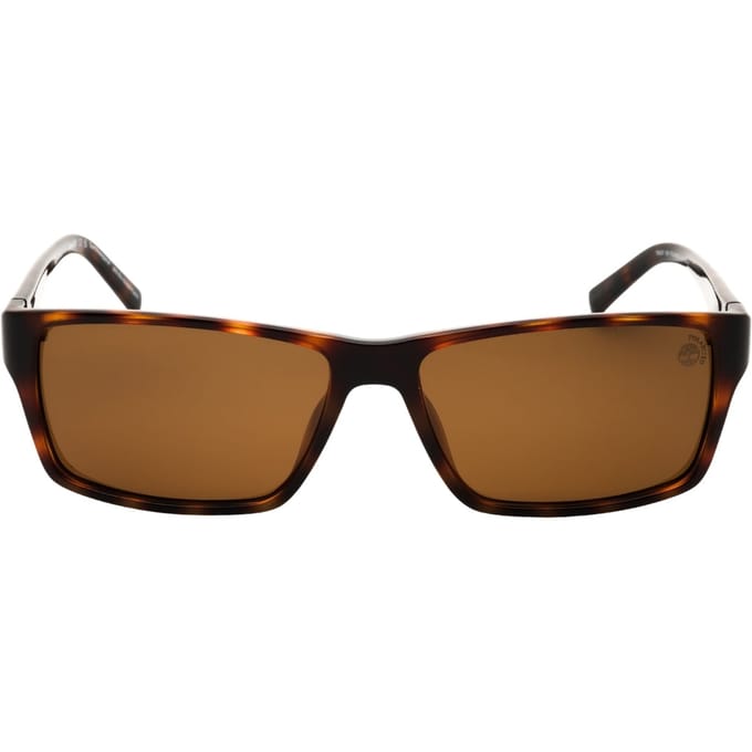 Timberland Donker Havana Bruine Gepolariseerde Zonnebril