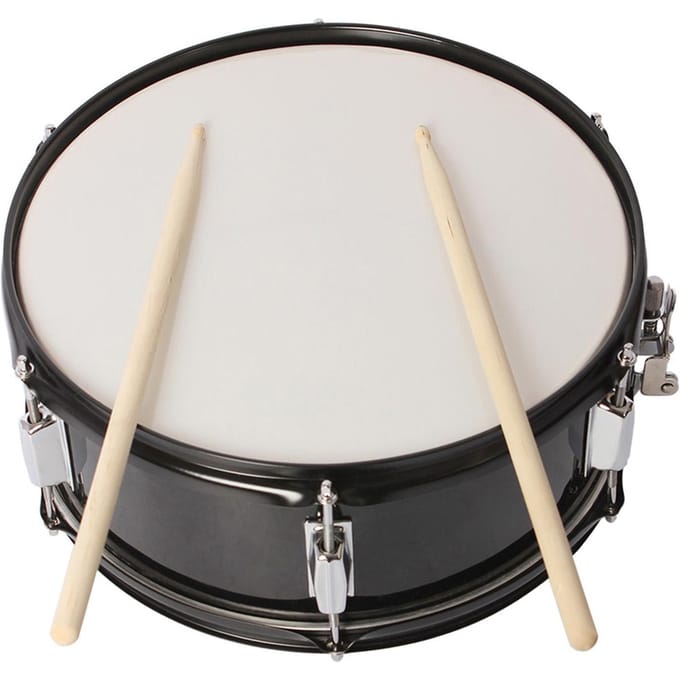 Professioneel Snaredrumvel 14 inch met Drumstok Drum Sleutel Riem voor Studentenband