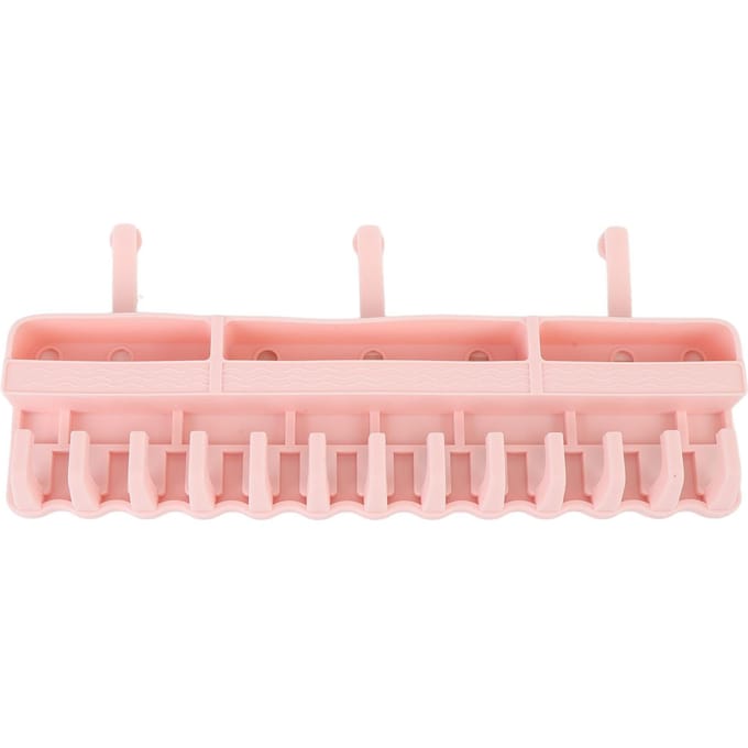 Porte-extensions de cheveux pour le coiffage Support à perruque suspendu en silicone 13 crochets Ventouse Fixation murale white