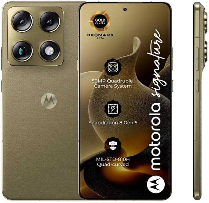 Motorola signature 512GB/16GB - PANTONE Martini Olive