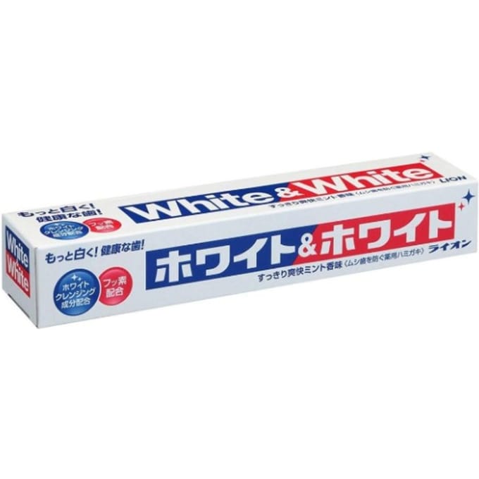 LION - White & White Toothpaste - 1pc