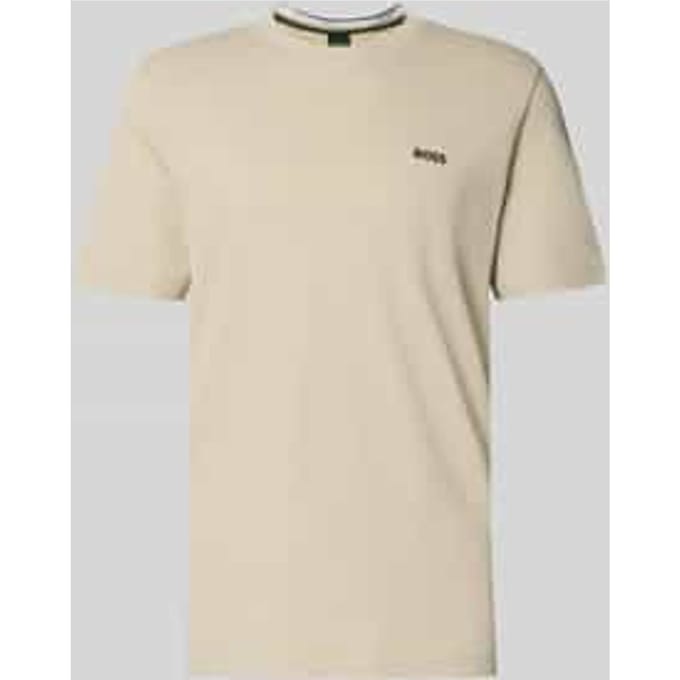 regular fit T-shirt van katoenpiqué model 'TS_PIQUE'