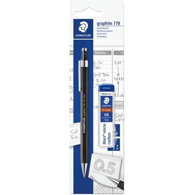 Staedtler Mechanical pencil 778 05 + leads bc