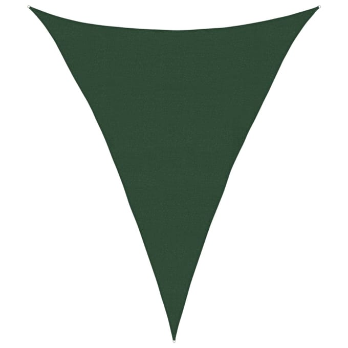 vidaXL - Zonnezeil - 160 - g/m² - 4x5x5 - m - HDPE - donkergroen