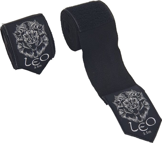 LEO Hand/Pols Sportbandage Zwart 2.5 Meter, Set 2 Stuks