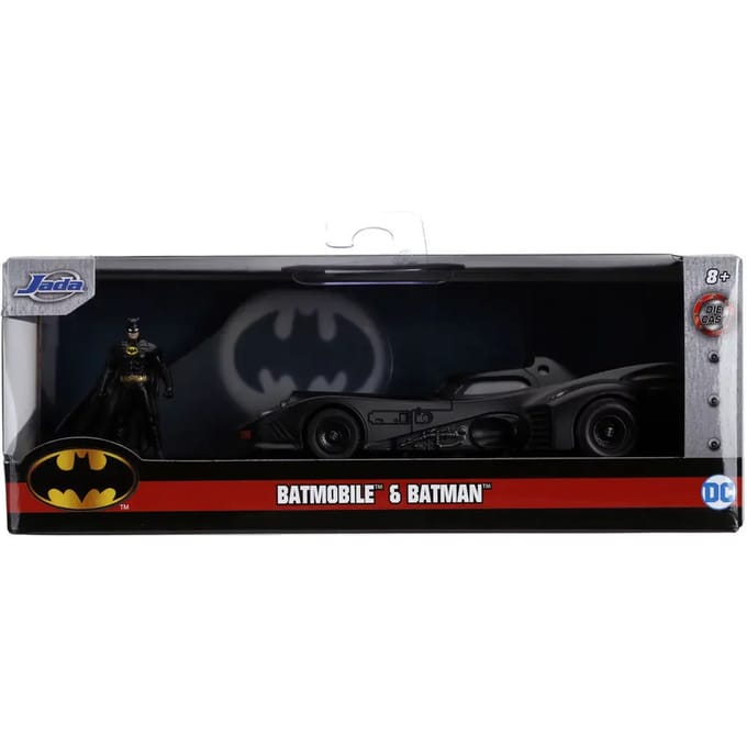 Beeldje Jada Toys DC Comics Batmovil 1989 + Batman