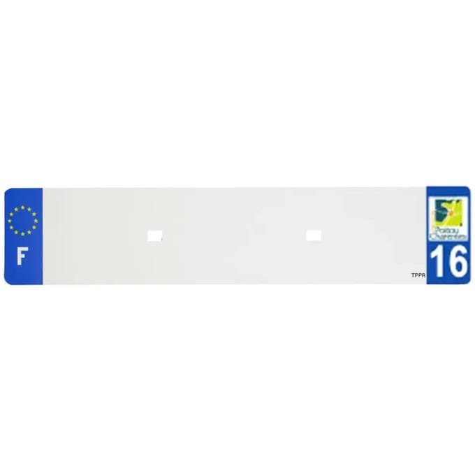 Nummerplaatstrip voor pvc Top Plaq 16