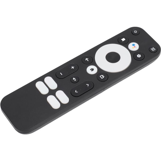 Télécommande vocale universelle pour téléviseur Google TV white