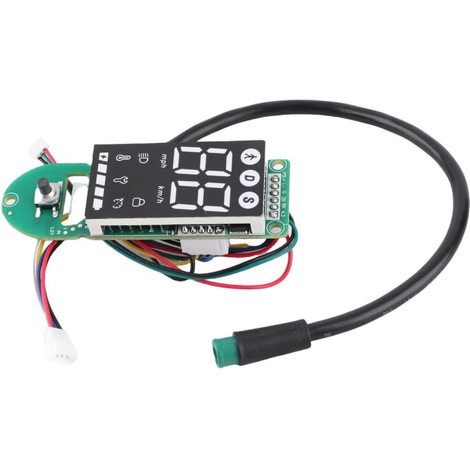 Circuit imprimé de scooter électrique ABS Circuit imprimé de tableau de bord de scooter électrique Remplacement pour MI3Lite Édition Jeunesse black