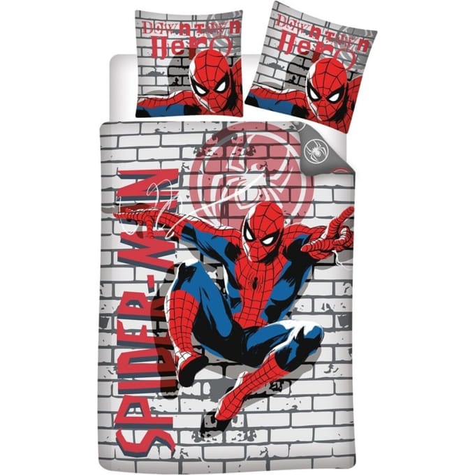 Spiderman Dekbedovertrek polykatoen 140 x 200 cm