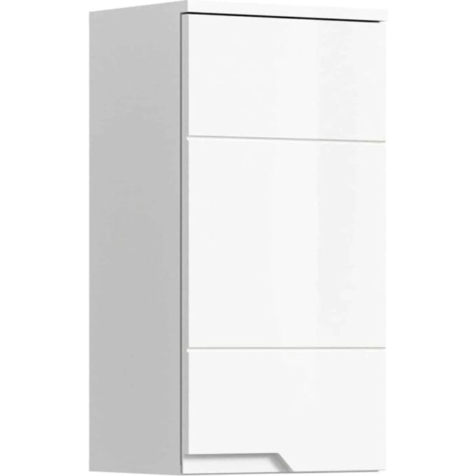 Solero wandkast wit hoogglans MDF TZ - 27x38x73cm