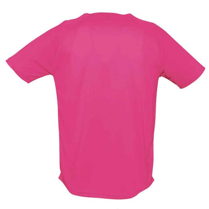 SOLS Heren Sportief Raglan T-shirt (Neonroze)