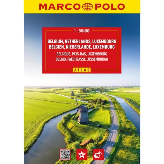 Marco Polo Wegenatlas Benelux - Marco Polo Atlassen