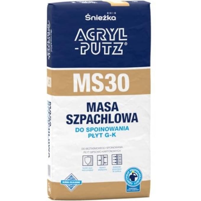 Śnieżka MS30 Serie - Gipsplaatvuller - 5kg - Voor Binnen - Eco-vriendelijk