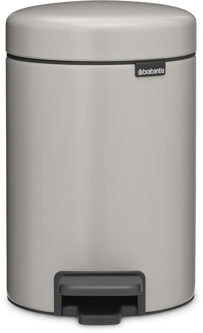 Brabantia NewIcon Prullenbak - 12 liter - Soft Grey