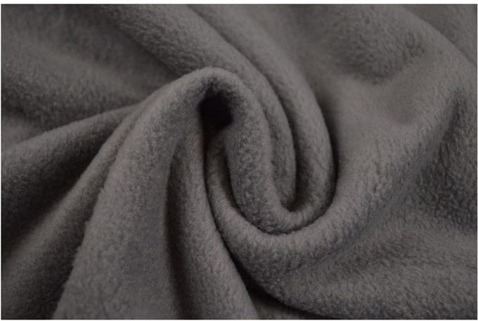 Fleece stof - Donkergrijs - 1 meter - Per meter - Anti pilling fleece