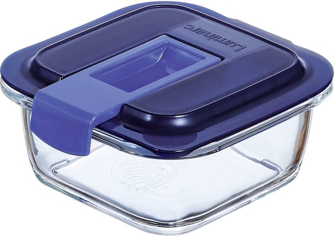 Easy Box - Vershouddoos - Vierkant - Transparant en Blauw - 38cl