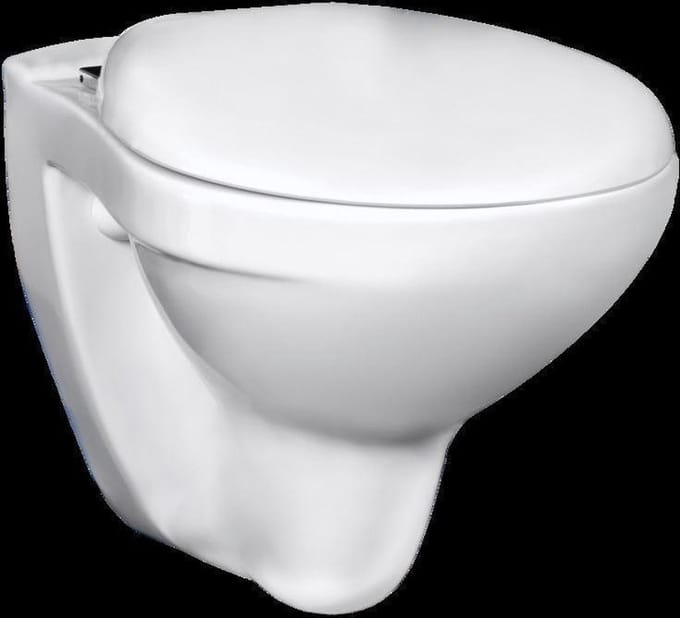 Aqualine Taurus 2 - Hangend toilet, wit LC1582