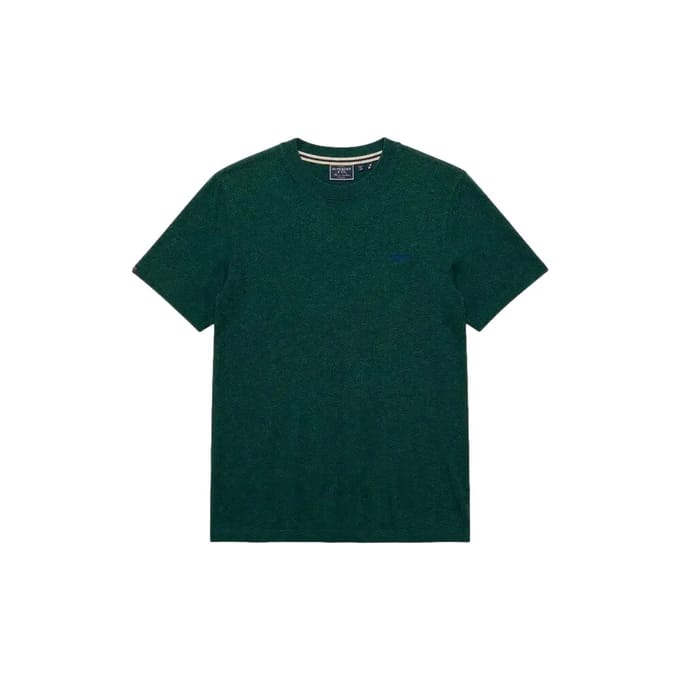 Superdry - Essential Gestapeld Logo Geborduurde T-shirt - Heren - T-shirts