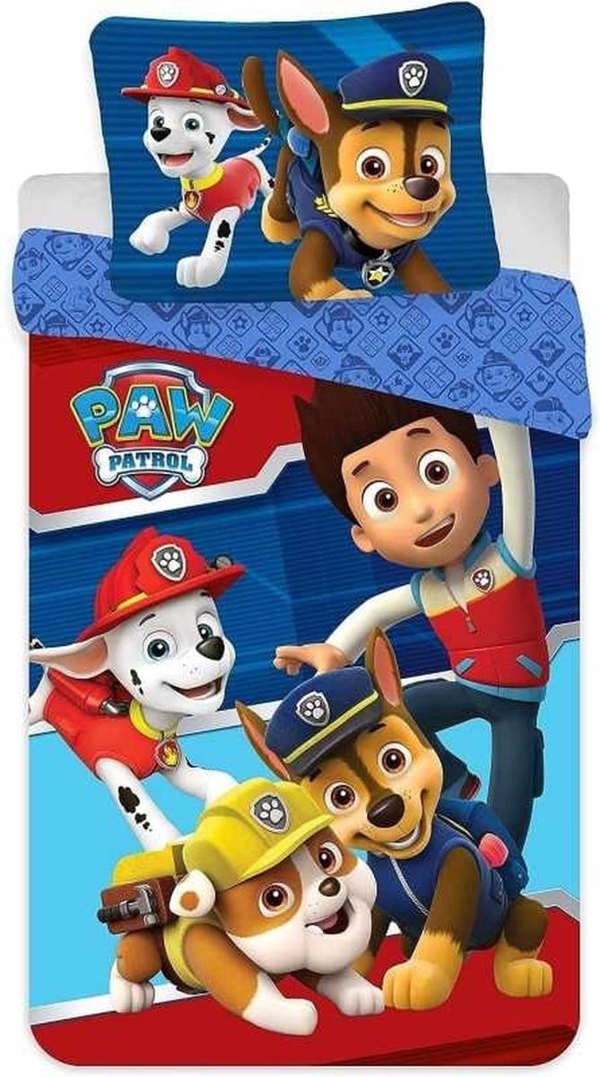 Paw Patrol Dekbedovertrek - Eenpersoons - PAW dekbed - 140 x 200 centimeter