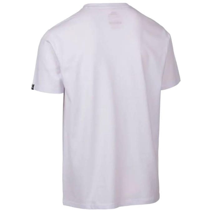 Trespass Heren Thelon Bedrukt Casual T-shirt (Wit)