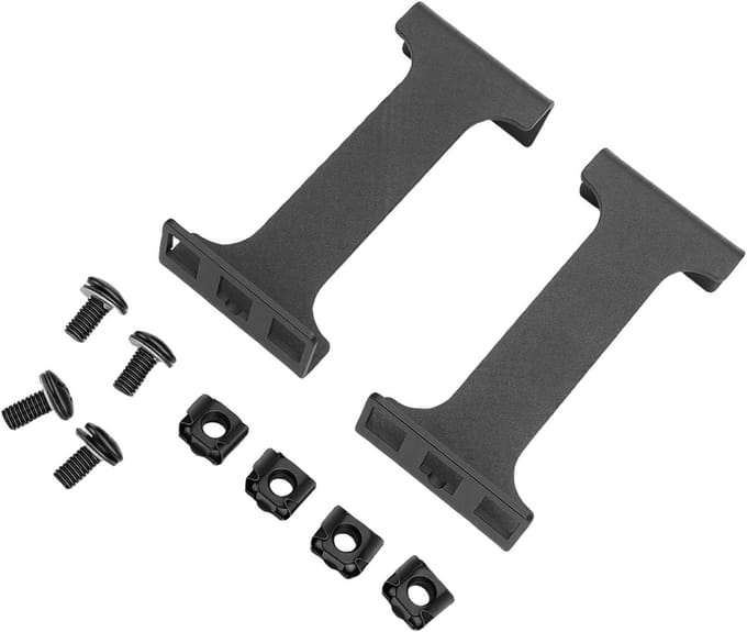 Netwerkrek Extender - Serverkast Diepte - Ruimte Optimalisatie - Lichtgewicht Aluminium - 10 cm Diepte - Zilver