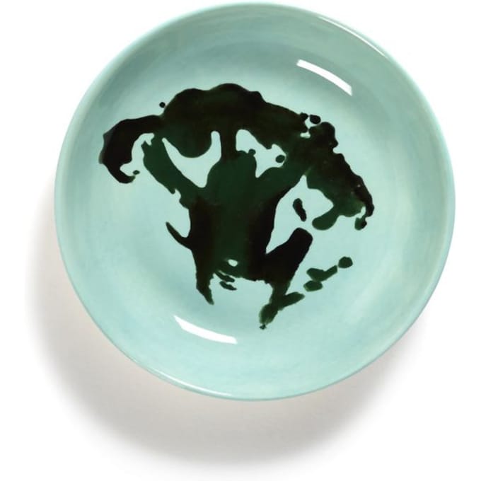 Serax Feast Schaal middel - Set - azure / broccoli groen