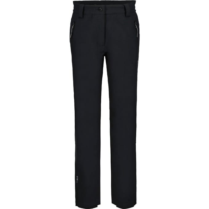ICEPEAK - Maat 116 - LENEXA JR Softshell skibroek - Zwart