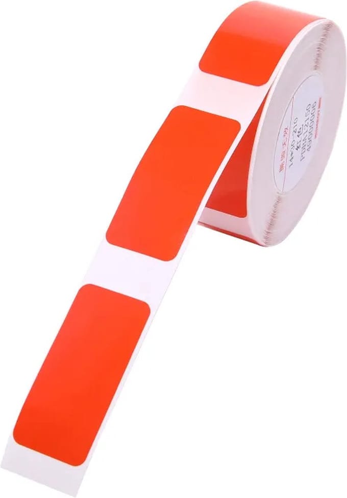Niimbot - Labels/Etiketten B18/N1 - 14x30mm - 190 vellen - Rood