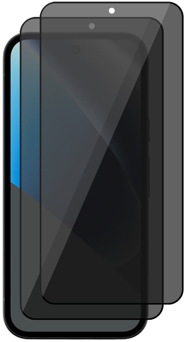 Privacy Screenprotector geschikt voor Google Pixel 10a - 2x Volledig Dekkend Glas Screen Protector