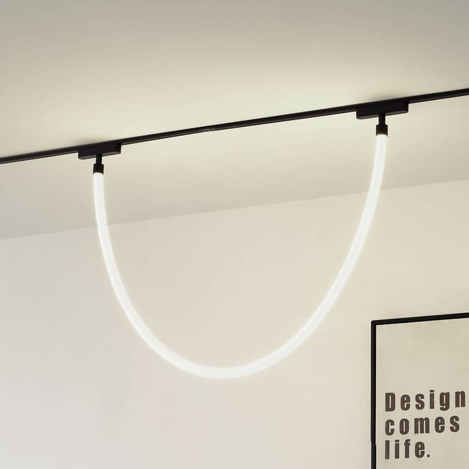 Lindby LED lichtslang Lumaro, lengte 150cm, textiel, 48V