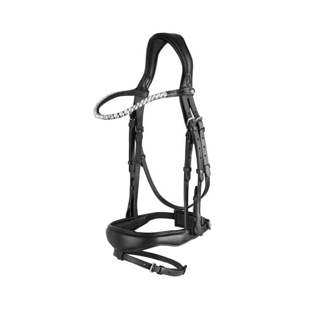 Horze Somerset Anatomisch Hoofdstel, Black, Pony
