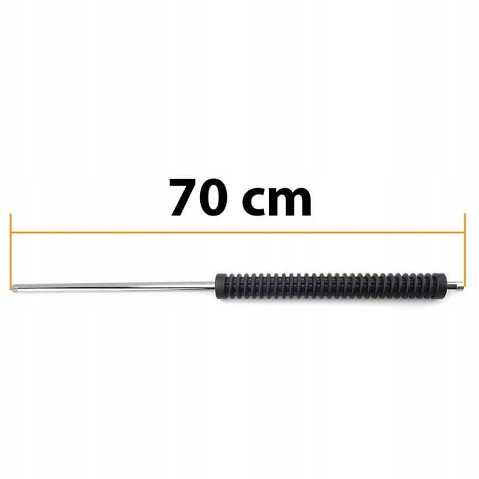 Rosfix ProClean 70CM Hogedruklans - RVS Stevige Constructie - 70 cm, 1/4"" Buiten Draad
