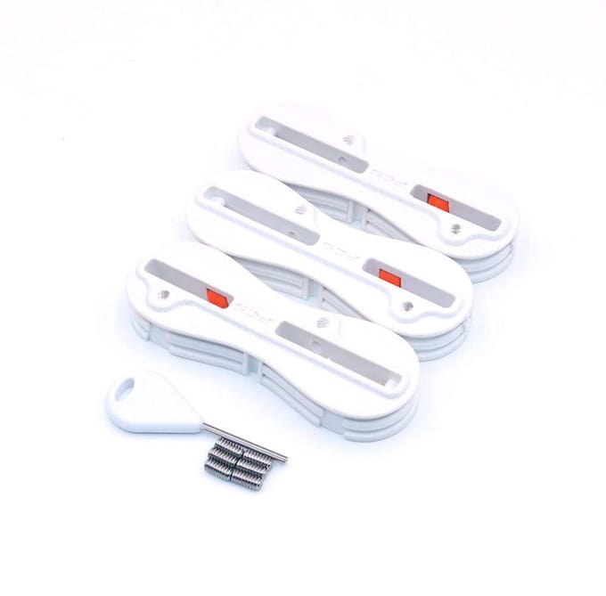 Allecto - Fcs Ii Fin Plug Set - Wit - Voor Surfen en Watersport