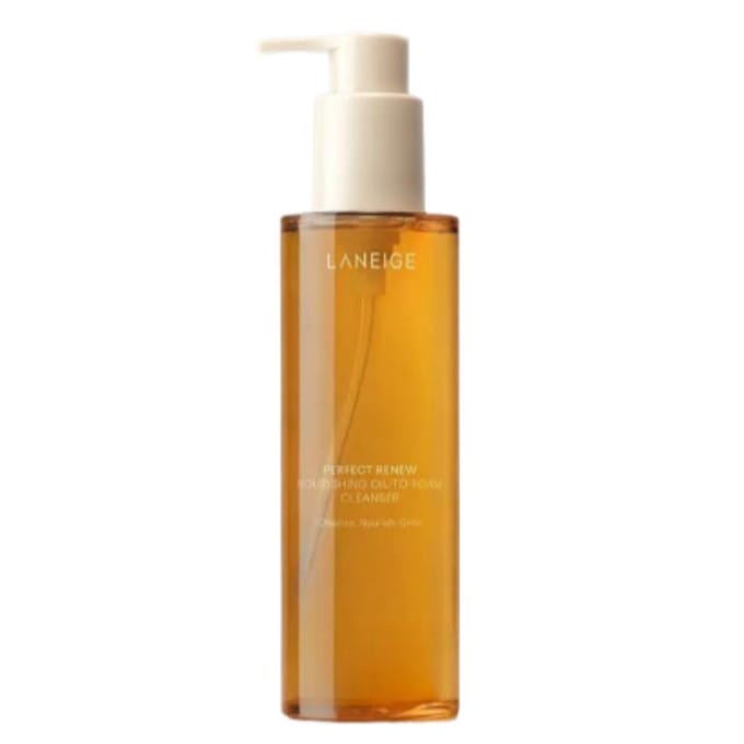 Laneige Perfect Renew Voedende Olie-naar-Schuim Reiniger 200ml | Anti-Aging Diepe Reiniging & Hydratatie orange