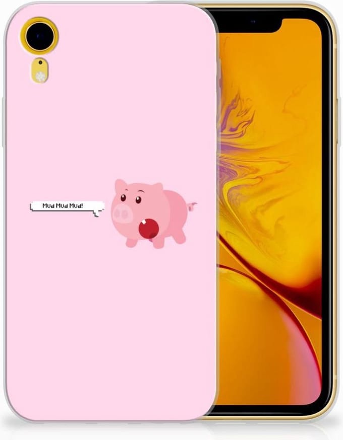 Apple iPhone Xr Telefoonhoesje met Naam Pig Mud