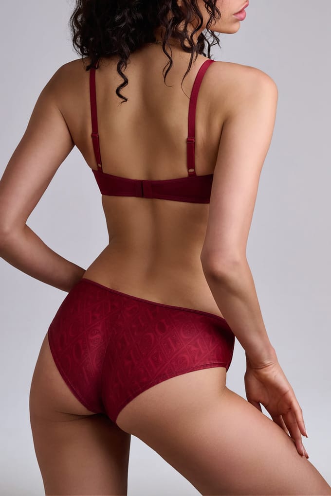 Marlies Dekkers Seduction Cabernet Print Plunge Balcony Bra Größe: 80B | BHs Outlet | Damen
