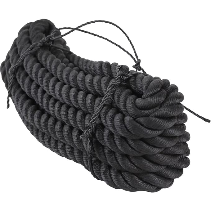 Sporti France Wave 10 M 26 Mm Battling Ropes Zwart