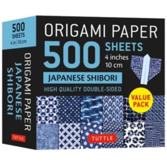 Origami Paper 500 Sheets Japanese Shibori 4" (10 Cm) - Tuttle Studio
