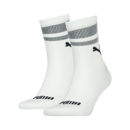 Puma Sokken Short Crew New Heritage 2-pack Wit / Zwart-35/38