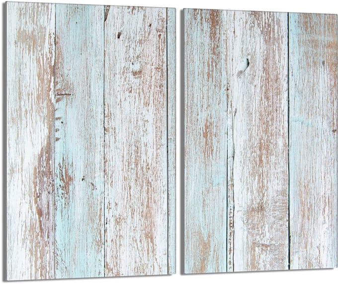 TMK ArtDeko - Snijplank - Hittebestendig - Glas - Houten Motief